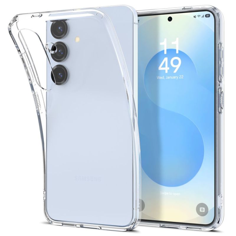 Husa pentru Samsung Galaxy S25 Plus - Spigen Liquid Crystal (ACS08974) - Clear
