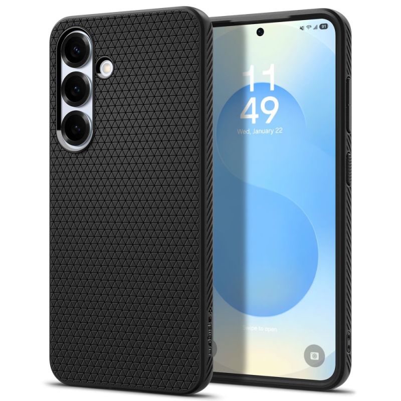 Husa pentru Samsung Galaxy S25 - Spigen Liquid Air (ACS09000) - Matte Black