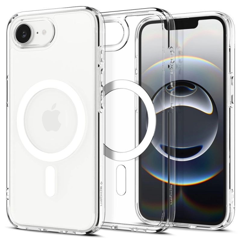 Husa pentru iPhone 16e / iPhone 17e - Spigen Ultra Hybrid MagSafe (ACS09139) - White