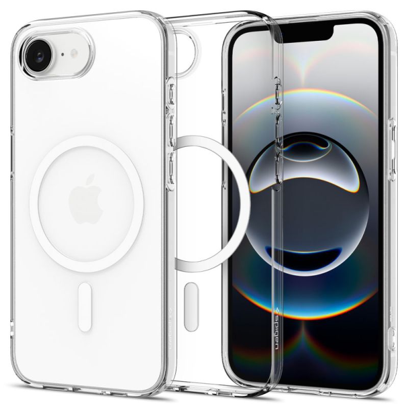 Husa pentru iPhone 16e / iPhone 17e - Spigen Liquid Crystal MagSafe (ACS09150) - Clear