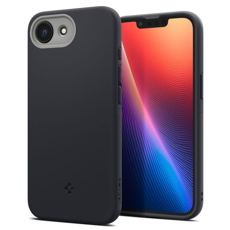 Husa pentru iPhone 16e / iPhone 17e - Spigen Caseology Nano Pop MagSafe (ACS09155) - Black Sesame
