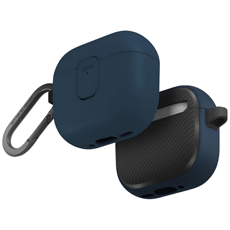 Husa pentru AirPods 4 - UNIQ Clyde Series - Blue / Black