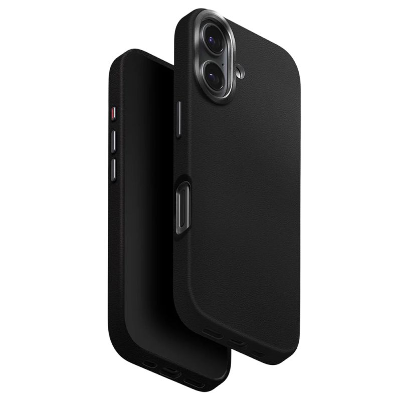 Husa pentru iPhone 17 - UNIQ Lyden Leatherette - Black