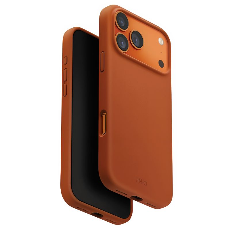 Husa pentru iPhone 17 Pro Max - UNIQ Lino MagClick™ - Burnt Sienna